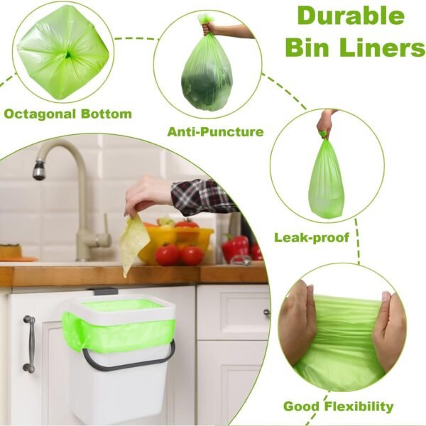 Heavy-Duty Garbage Bags - 55 × 40 cm (4 Pc / Set)