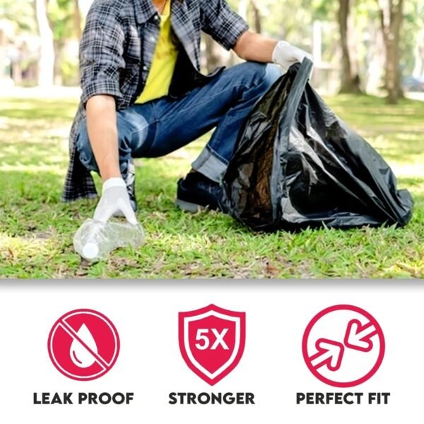 GarbageBag-05.jpg Heavy-Duty Black Garbage Bag Roll for Home & Commercial Waste Disposal (1 Roll)