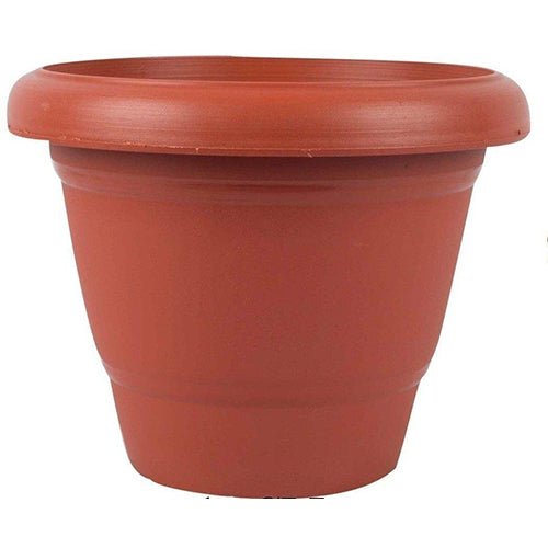 GardenPlanterPotGamla02.jpg Garden Heavy Plastic Planter Pot / Gamla (Brown, Pack of 1)