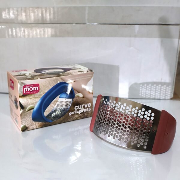 Supermom Premium Curve Garlic Press Crusher (1 Pc)