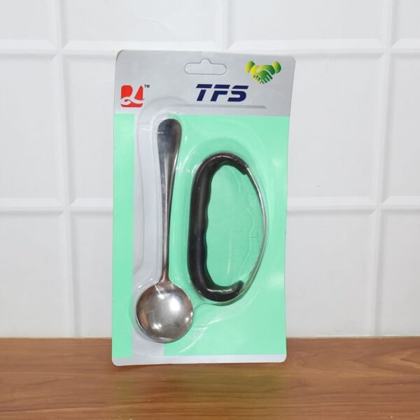 Heavy-Duty Garlic Press Tool with Spoon Set (2 Pc Set)