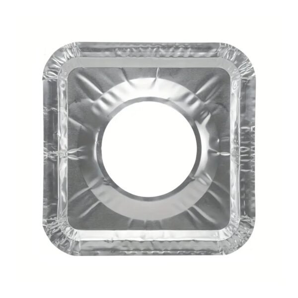 Aluminum Gas Stove Burner Protector Covers (10 Pc / 23x23 cm)