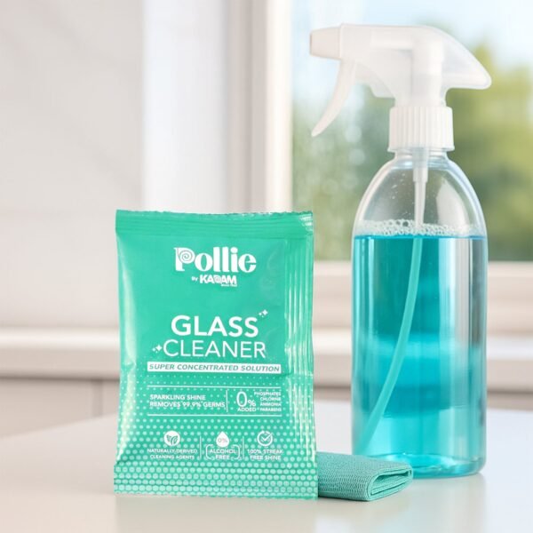 Pollic Kadam Concentrated Glass & Mirror Cleaner Sachet (15 Gm)