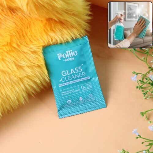 GlassCleaner-WOSKU-01.jpg Pollic Kadam Concentrated Glass & Mirror Cleaner Sachet (15 Gm)