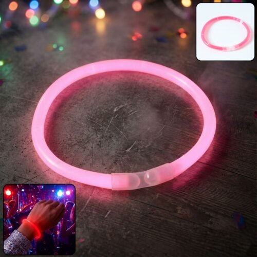GlowStickBracelets-WOSKU-01.jpg Glow-in-the-Dark Light Bracelet (1 Pc)