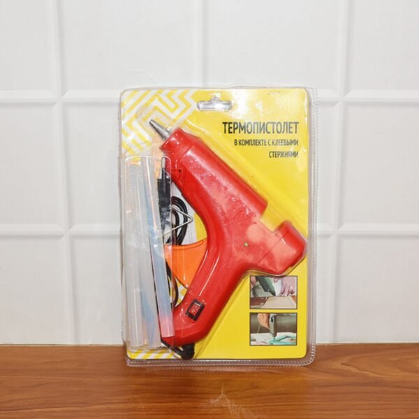 Glue-Gun-08.jpg Premium 20W Hot Melt Glue Gun with 6 Transparent Glue Sticks Set