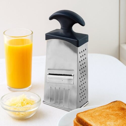 Apex Classic 4-in-1 Stainless Steel Grater & Slicer with Handle