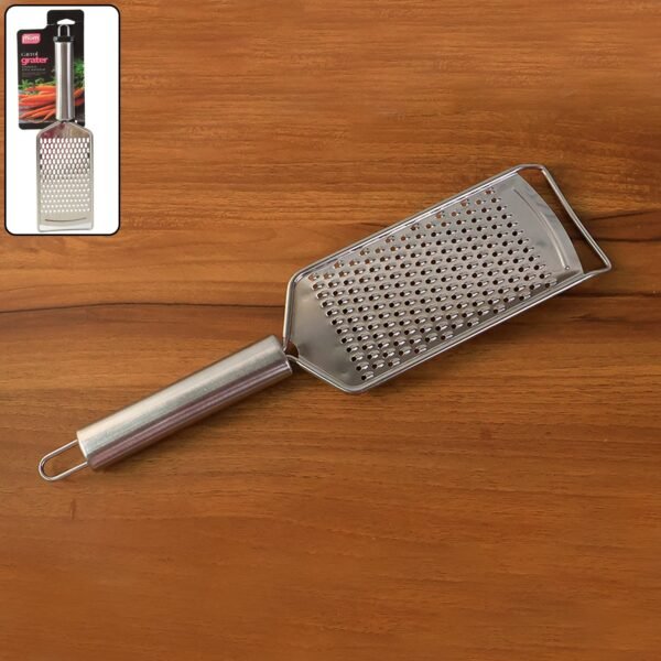 Grater-01_62f0ae69-c160-4fe3-8bbb-be5c4f6134b3.jpg Supermom Supermom Stainless Steel Carrot Grater (1 Pc)