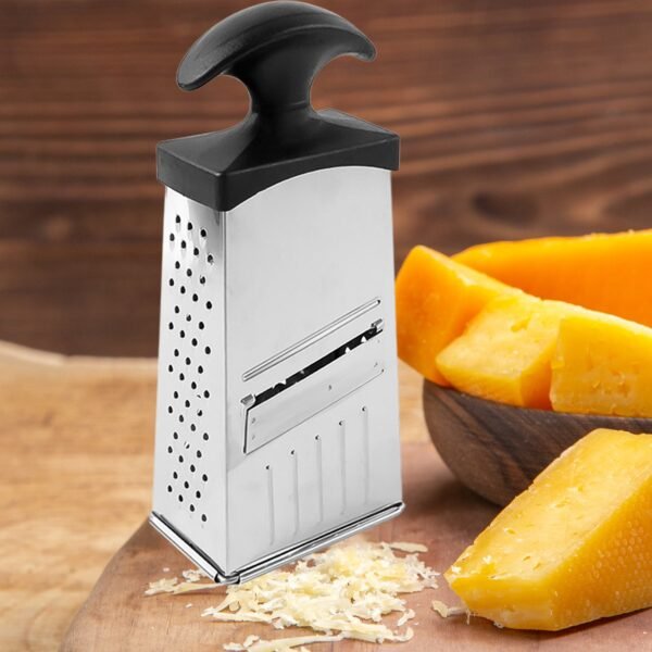 Apex Classic 4-in-1 Stainless Steel Grater & Slicer with Handle