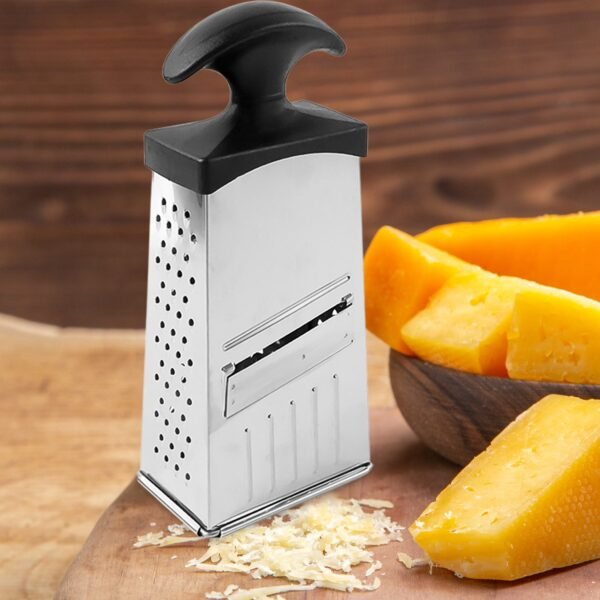 Apex Classic 4-in-1 Stainless Steel Grater & Slicer with Handle