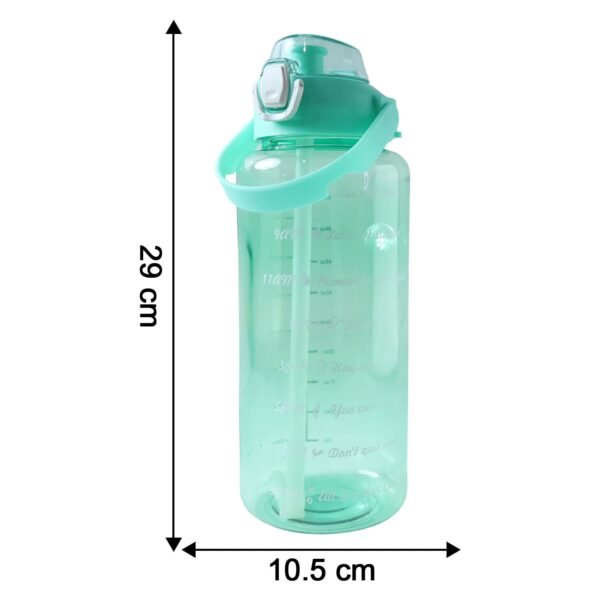 GreenBottle-size.jpg 2 Litre Large Capacity Leakproof Sports Water Bottle (1 Pc)