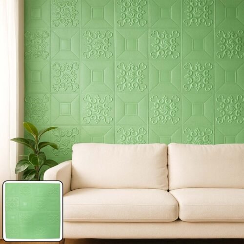 Wallpaper 3D Foam Wallpaper Sticker Panels (70 x 70 Cm / 1 Pc)