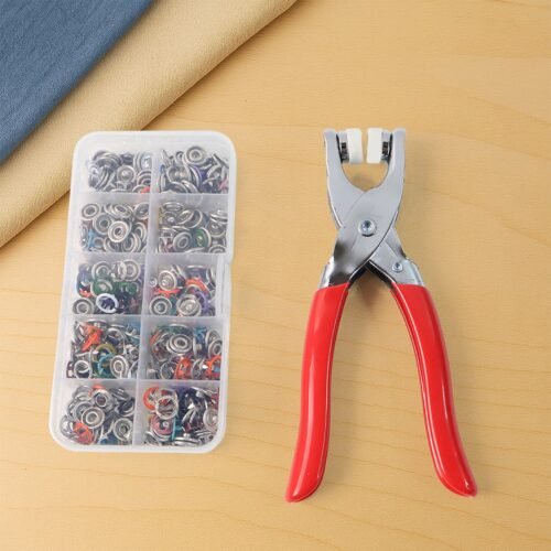 Heavy Duty Snap Button Fastener Plier Tool Kit (1 Set)