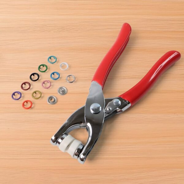 Grommet-Setting-Tool-09.jpg Heavy Duty Snap Button Fastener Plier Tool Kit (1 Set)