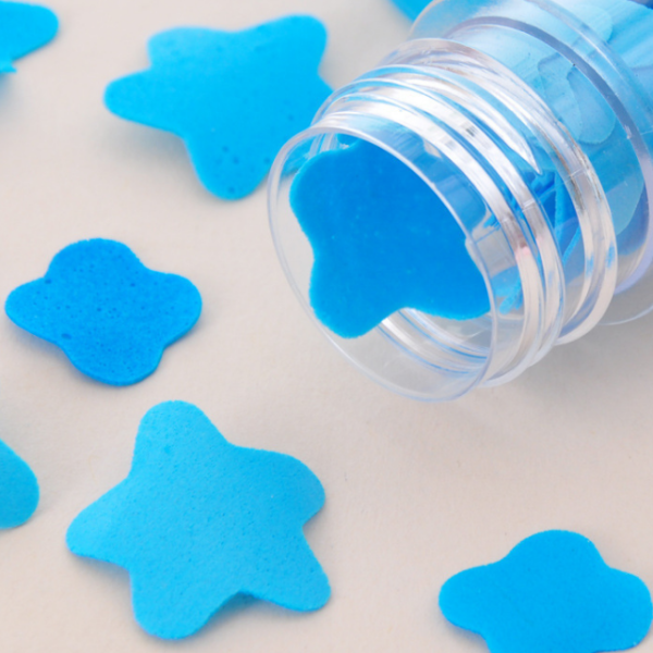 Portable Hand Washing Bath Flower Shape Paper Soap Strips In Test Tube Bottle