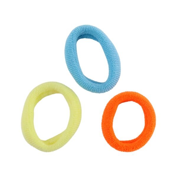 Seamless Soft Hair Elastics - (3 Pc / Set)