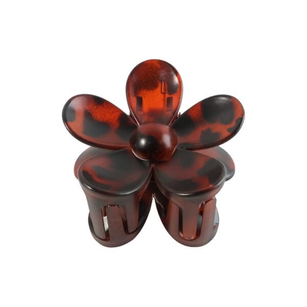 Elegant Plastic Flower Hair Clip (1 Pc / Mix Color)