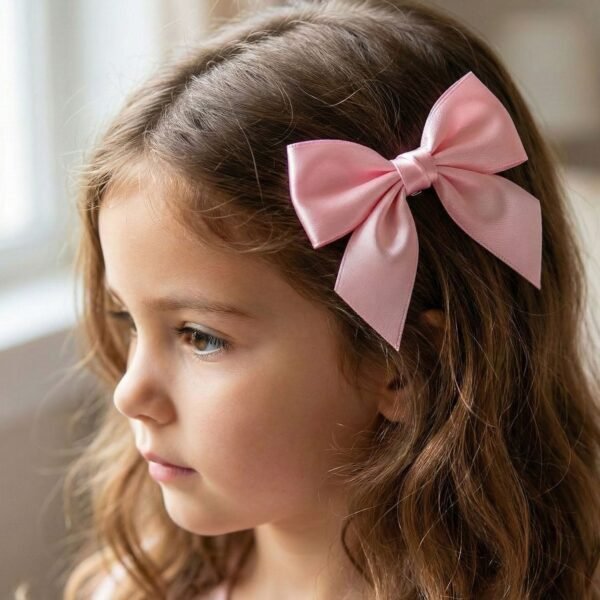 HairBowClip-03.jpg Elegant Satin Hair Bow Clip for Girls & Women (1 Pc)