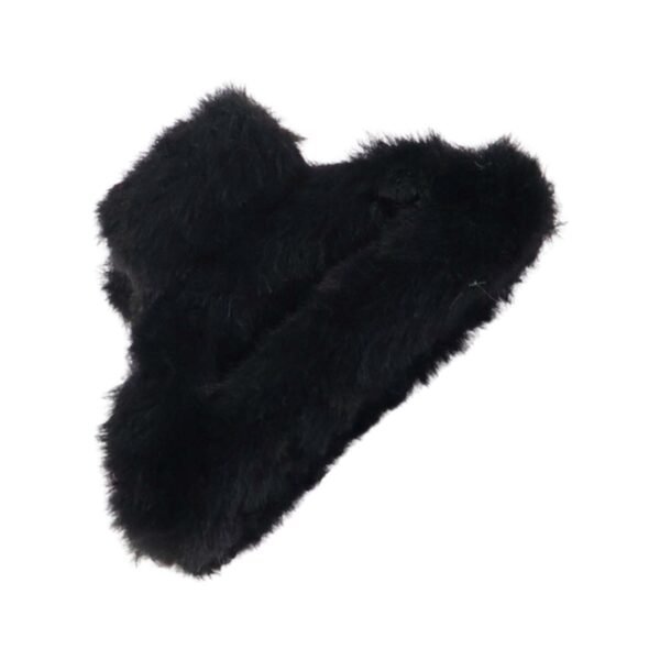 Big-Size Soft Faux Fur Hair Claw Clips (1 Pc)