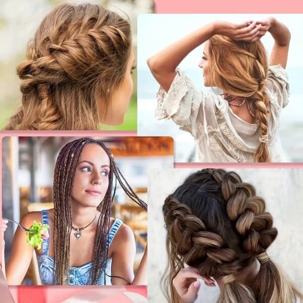 Multi-Purpose Hair Styling & Braiding Tool Set