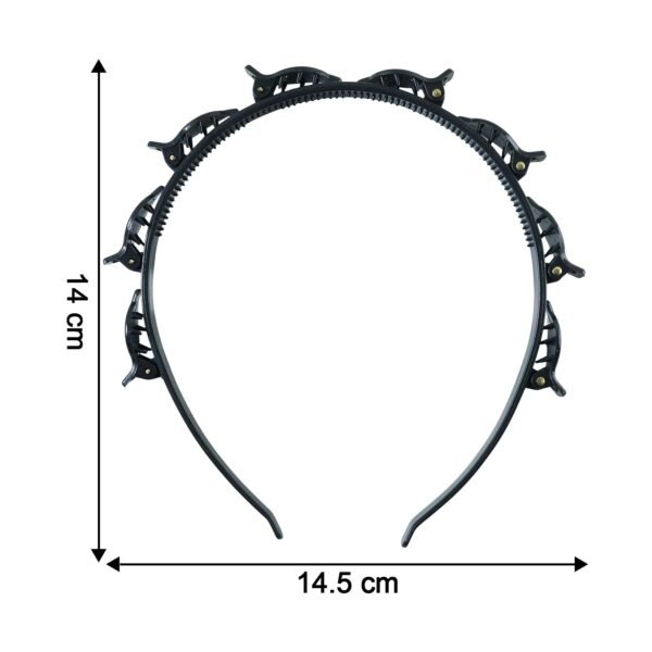 Hairband-With-Clips-06.jpg Adjustable Clip-On Hair Styling Headband (1 Pc)