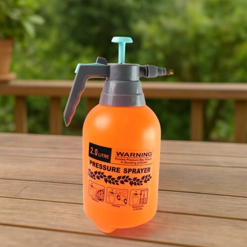 Handheld-Pressure-Sprayer-01.jpg Water Sprayer Hand-held Pump Pressure Garden Sprayer - 2 L (Mix Color)