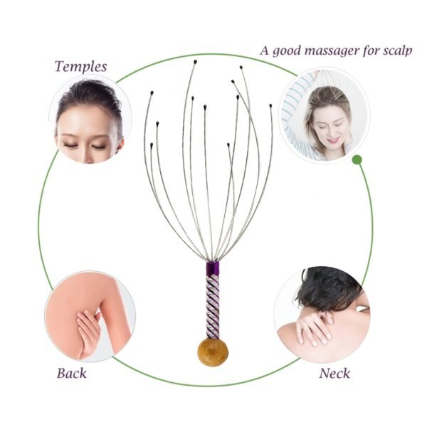 Handy Scalp & Head Massager - (1 Pc)