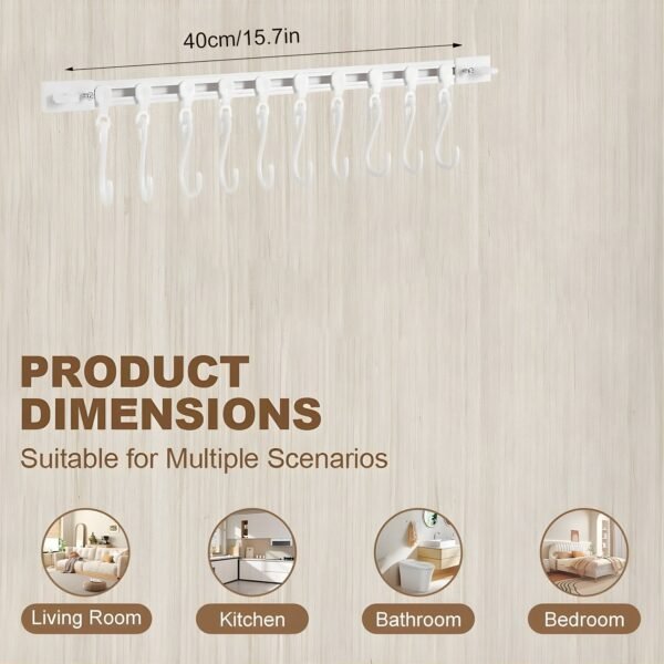 Hanging-Rack-Wall-Mounted-07.jpg Wall Mounted Kitchen Storage Rack Set