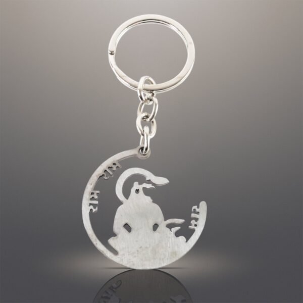 Hanumanji-03.jpg Devotional “Jai Shri Ram” Metal Keychain - (1 Pc)
