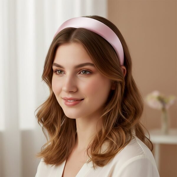 Headband-02.jpg Elegant Padded Satin Finish Hairband (1 Pc)