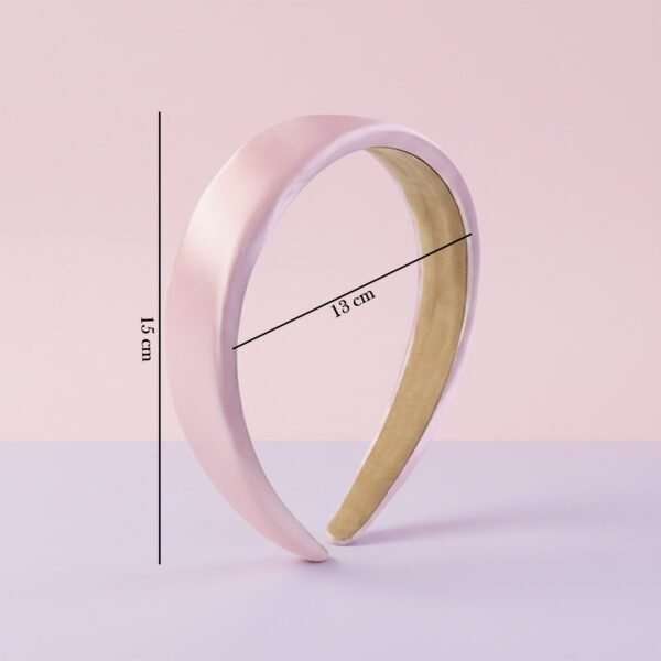 Headband-06.jpg Elegant Padded Satin Finish Hairband (1 Pc)