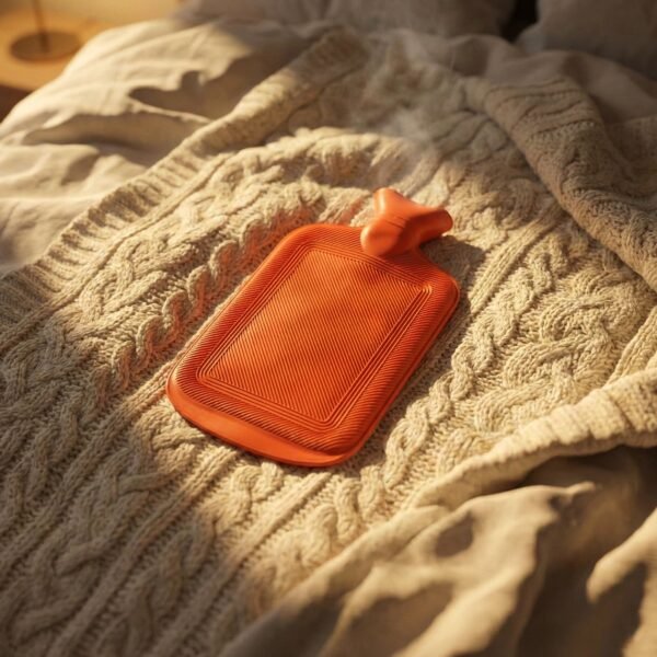 HotWaterBagRed-02.jpg Premium Rubber Hot Water Bag for Pain Relief (31x18 Cm)