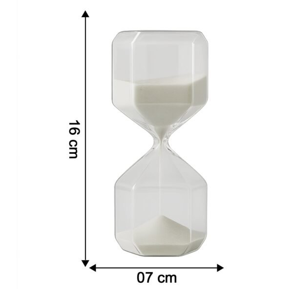 Elegant Glass Hourglass Sand Timer (1 Pc)