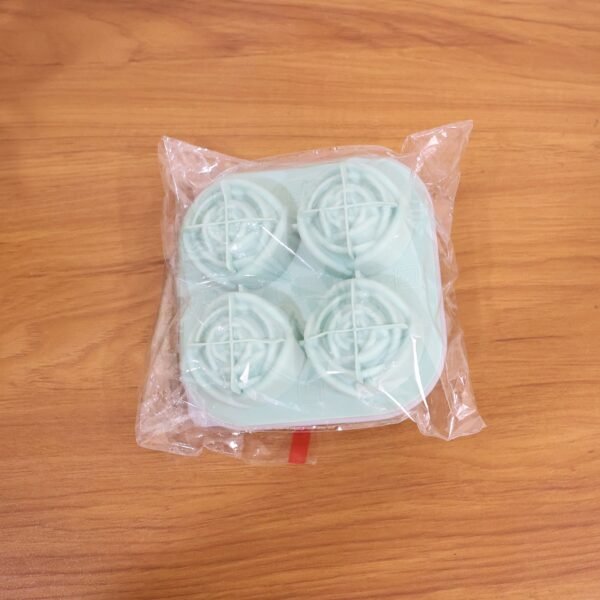 IceCubeMaker-live.jpg 4-Grid Rose-Shape Ice Cube Tray Mold with Lid