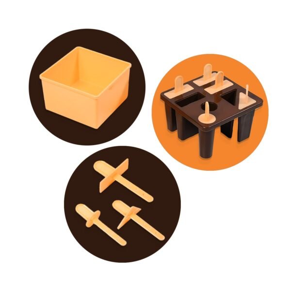 Image_4_478d938d-16bb-42ab-9f28-c32de102a8c3.jpg Plastic Kulfi Mold, Kulfi Molds 8 pcs Tray Ice Cream Mold