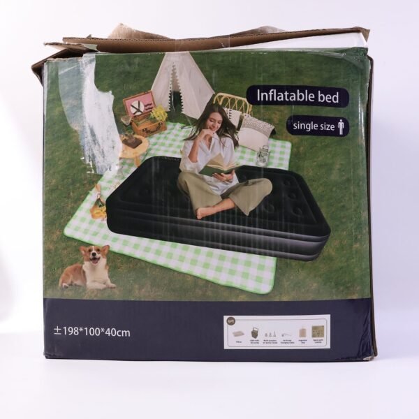 Portable Inflatable Bed Folding Lazy Bed (198x100x40 Cm / 1 Pc)