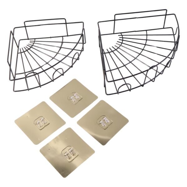 2 Pc Shower Caddy Corner for holding and storing various household stuffs and items etc.