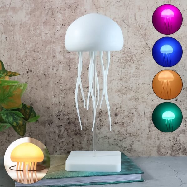Jellyfish-Lamp-01.jpg Jellyfish Shape LED Mood Light Lamp (1 Pc)