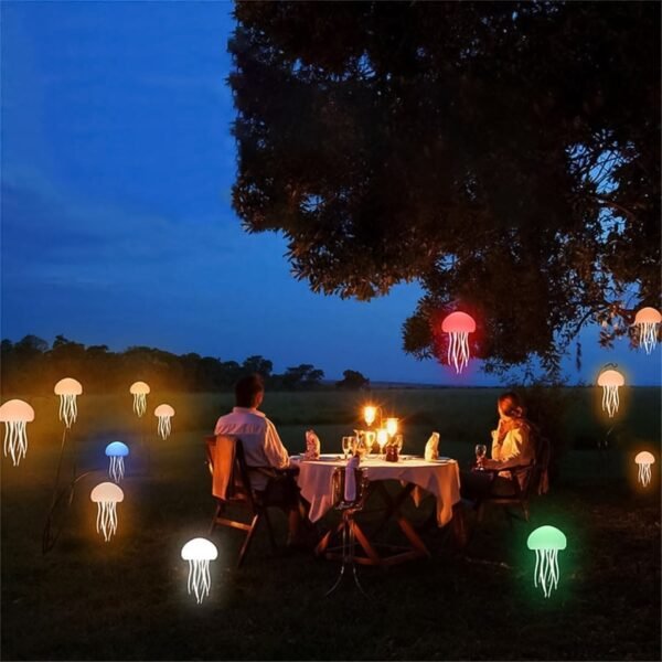 Jellyfish-Lamp-06.jpg Jellyfish Shape LED Mood Light Lamp (1 Pc)