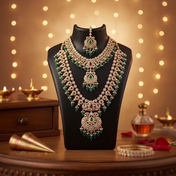 JewelleryStandHolder-03.jpg Premium Black Necklace Display Stand Mannequin Bust (1 Pc / 15x11 Cm)