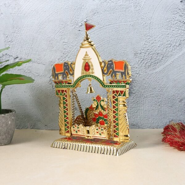 Traditional Decorative Pooja Jhula Mandir (1 Pc)