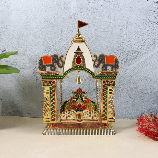 Traditional Decorative Pooja Jhula Mandir (1 Pc)