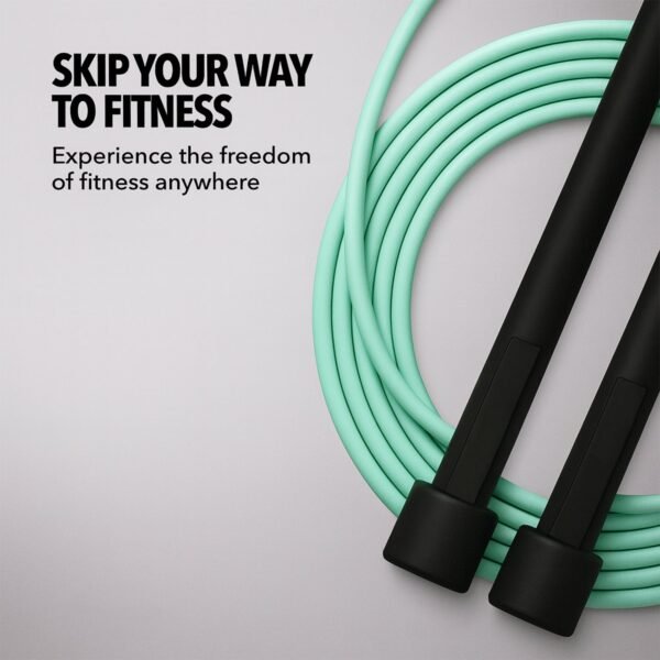 High-Speed Skipping Rope with Foam Padded Handles (1 Pc)