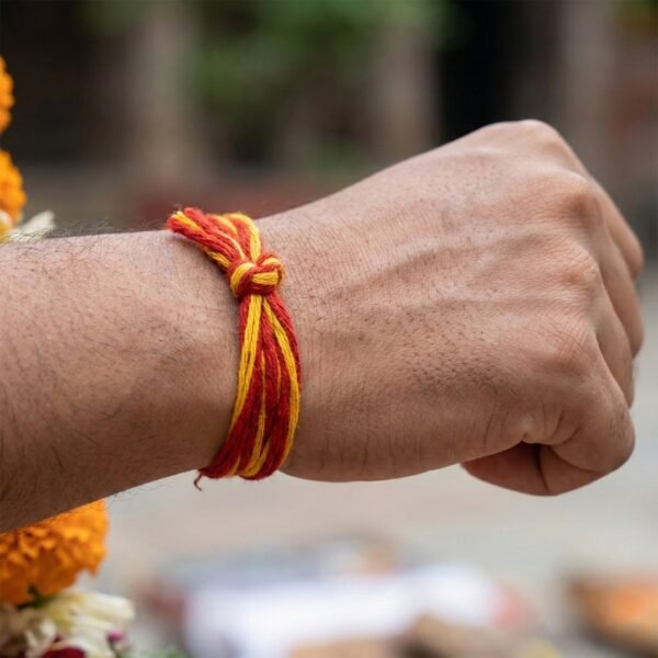 Pooja Kalawa Moli Sacred Cotton Thread (1 Pc)