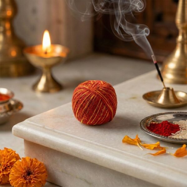 Pooja Kalawa Moli Sacred Cotton Thread (1 Pc)