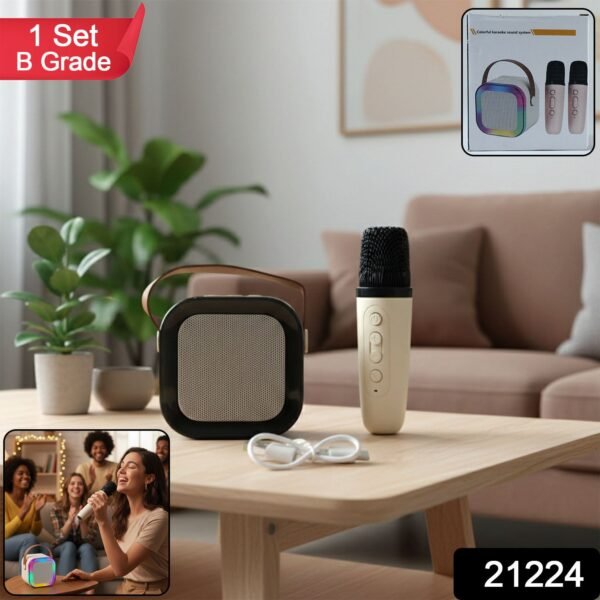 KaraokeSoundsystem-WSKU-01.jpg B Grade Portable Karaoke Speaker (1 Set)