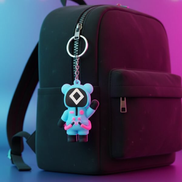 Cute Character-Themed Soft Silicone Keychain (Mix Desgin / 1 Pc)