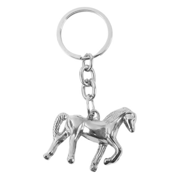 Premium Metallic Horse Shape Keychain (1 Pc)
