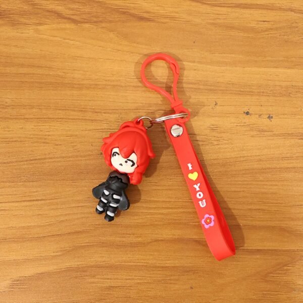 Keychain-07_bac1b2dc-406d-4a8b-87c7-d762786efbe3.jpg Cute Red Hair Cartoon Girl Silicone Keychain (1 Pc)