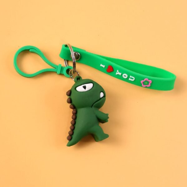 Keychain01-05.jpg Cute Dinosaur Cartoon Silicone Keychain (1 Pc)